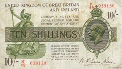 10 Shillings ENGLAND  1922 P.358 F+