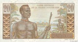 20 Francs Émile Gentil AFRIQUE ÉQUATORIALE FRANÇAISE  1946 P.22 EBC