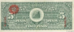 5 Pesos MEXICO  1914 PS.0524 VZ