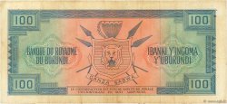 100 Francs BURUNDI  1965 P.12a MBC