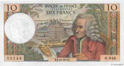 10 Francs VOLTAIRE FRANCE  1973 F.62.65