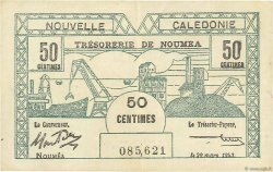 50 Centimes NOUVELLE CALÉDONIE  1943 P.54