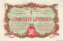 50 Centimes FRANCE Regionalismus und verschiedenen Orléans 1917 JP.095.16 fST
