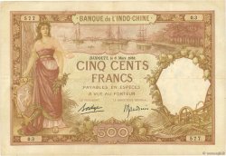 500 Francs DJIBOUTI  1938 P.09b