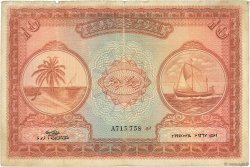 10 Rupees MALDIVES  1947 P.05a