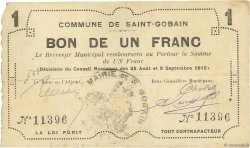 1 Franc FRANCE regionalism and various  1915 JP.02-2015 VF