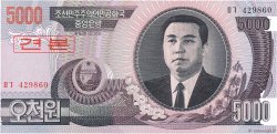 5000 Won Spécimen NORDKOREA  2002 P.46s1 ST