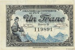 1 Franc FRANCE regionalism and miscellaneous Le Puy 1916 JP.070.09 AU