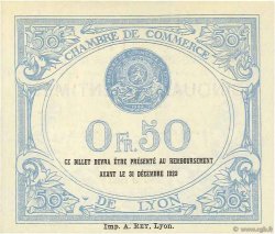 50 Centimes FRANCE regionalismo e varie Lyon 1919 JP.077.18 FDC