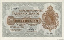 50 Pence ISLAS MALVINAS  1974 P.10b FDC