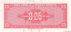 25 Centavos Oro RÉPUBLIQUE DOMINICAINE  1961 P.087a SC+