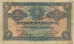 5 Libras MOZAMBICO Beira 1919 P.R21 q.MB