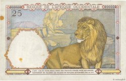 25 Francs FRENCH WEST AFRICA  1942 P.27 q.BB