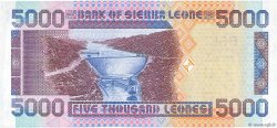 5000 Leones SIERRA LEONE  2002 P.28 q.FDC