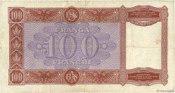 100 Franga ALBANIEN  1940 P.08 SS