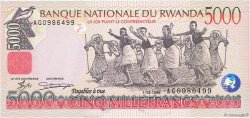 5000 Francs RUANDA  1998 P.28a ST