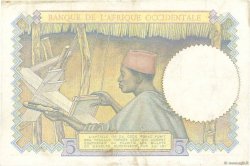 5 Francs FRENCH WEST AFRICA  1936 P.21 VZ