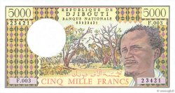 5000 Francs DJIBOUTI  1991 P.38c