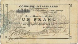 1 Franc FRANCE regionalism and various  1915 JP.02-0761 VF