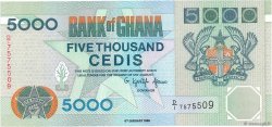5000 Cedis GHANA  1995 P.31b UNC