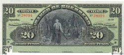 20 Pesos Non émis MEXIQUE Guerrero 1906 PS.0300b