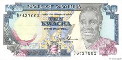 10 Kwacha ZAMBIE  1989 P.31b