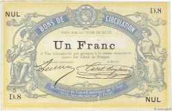1 Franc Non émis FRANCE regionalism and various Lille 1870 JER.59.40A