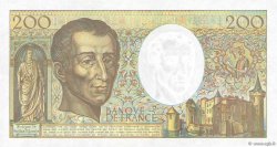 200 Francs MONTESQUIEU FRANCIA  1992 F.70.12a AU+