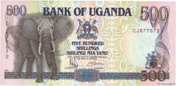500 Shillings UGANDA  1991 P.33b