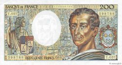 200 Francs MONTESQUIEU Fauté FRANCIA  1988 F.70.08 AU+