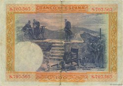 100 Pesetas ESPAÑA  1925 P.069a BC