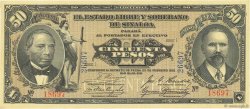 50 Pesos MEXICO San Blas 1915 PS.1047a AU