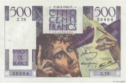 500 Francs CHATEAUBRIAND FRANCIA  1946 F.34.05 AU