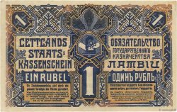 1 Rublis LETONIA  1919 P.01 EBC