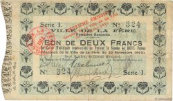 2 Francs FRANCE Regionalismus und verschiedenen  1914 JP.02-0791 fSS