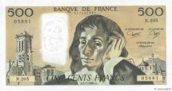 500 Francs PASCAL FRANCIA  1984 F.71.31 q.FDC