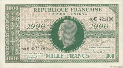 1000 Francs MARIANNE THOMAS DE LA RUE FRANCIA  1945 VF.13.02 AU