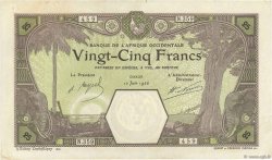 25 Francs DAKAR FRENCH WEST AFRICA Dakar 1926 P.07Bc EBC+