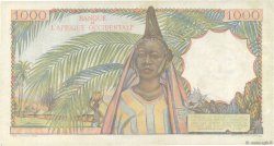1000 Francs FRENCH WEST AFRICA  1948 P.42 MBC+