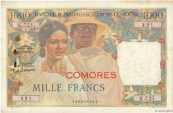 1000 Francs COMORE  1963 P.05b BB