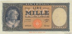 1000 Lire ITALY  1961 P.088d XF-