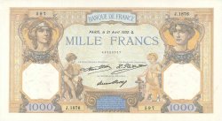 1000 Francs CÉRÈS ET MERCURE FRANKREICH  1932 F.37.07 VZ