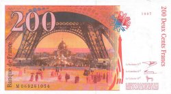 200 Francs EIFFEL FRANCE  1997 F.75.04b UNC-