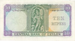 10 Rupees CEYLON  1953 P.055 VZ