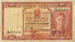 10 Shillings SOUTHERN RHODESIA  1951 P.09f F
