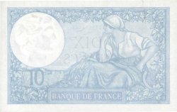 10 Francs MINERVE modifié FRANKREICH  1941 F.07.30 VZ to fST