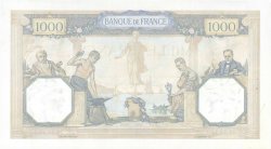 1000 Francs CÉRÈS ET MERCURE FRANCE  1937 F.37.10 AU