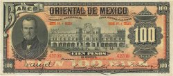 100 Pesos MEXICO Puebla 1914 PS.0385c VZ