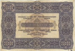 25000 Korona UNGHERIA  1922 P.069a MB
