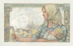 10 Francs MINEUR FRANKREICH  1947 F.08.18 fST